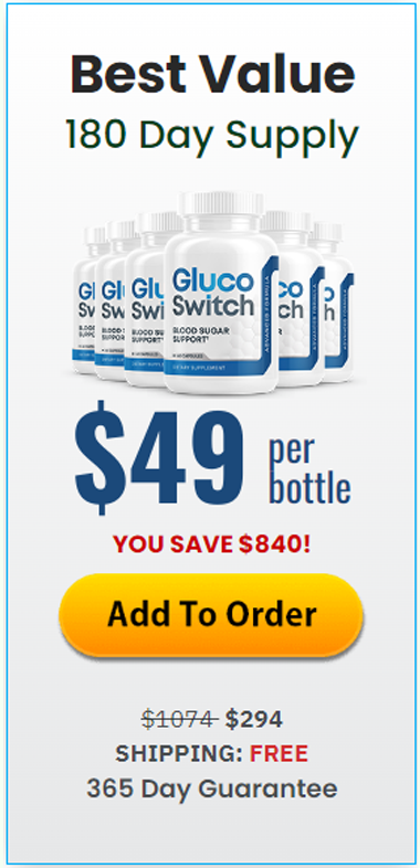 Glucoswitch - 6 Bottles